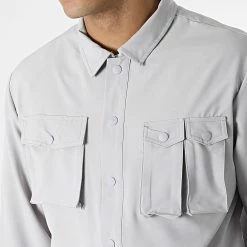 Ensemble Surchemise Et Pantalon Jogging KL-2048 Gris de ADJ -ADJ Soldes adj 308486 ENS KL 2048 1 LT GREY 20220311T151817 03