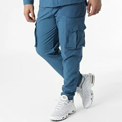 Ensemble Surchemise Et Pantalon Jogging KL-2048 Bleu Canard de ADJ -ADJ Soldes adj 308490 ENS KL 2048 1 INDIGO 20220311T151804 04
