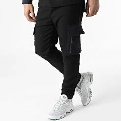 Ensemble Veste Et Jogger Pant KL-2040 Noir de ADJ -ADJ Soldes adj 308491 ENS KL 2040 BLACK 20220311T151725 04