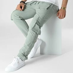 Pantalon Cargo KL-2044 Vert Kaki Clair de ADJ -ADJ Soldes adj 308495 KL 2044 MINT 20220311T152510 03