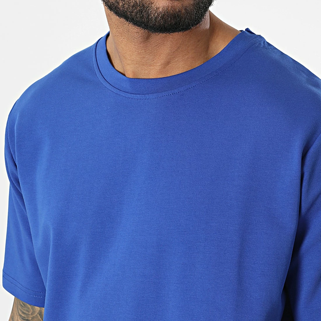 Tee Shirt Oversize Large KL-0526 Bleu de ADJ 3 Tee Shirt Oversize Large KL-0526 Bleu de ADJ – Image 2