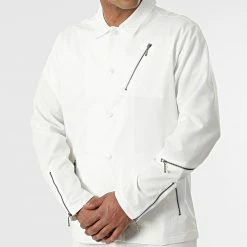 Ensemble Veste Et Pantalon Jogging KL-2060 Blanc de ADJ -ADJ Soldes adj 315004 KL 2060 ECRU 20220429T154647 03