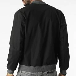 Veste Zippée KL-2054 Noir Gris Anthracite de ADJ -ADJ Soldes adj 317634 KL 2054 BLACK ANTHRA 20220504T142908 04