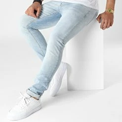 Jean Slim KL-2057 Bleu Wash de ADJ -ADJ Soldes adj 317660 KL 2057 1 BLUE 20220429T160409 03