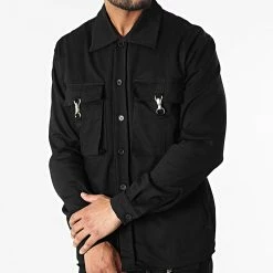 Ensemble Veste Et Pantalon Cargo KL-2070 Noir de ADJ -ADJ Soldes adj 318760 KL 2070 BLACK 20220518T153221 03