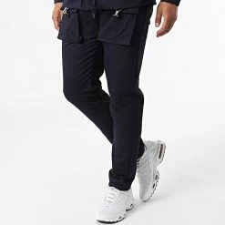 Ensemble Veste Et Pantalon Cargo KL-2070 Bleu Marine de ADJ -ADJ Soldes adj 318764 KL 2070 INDIGO 20220518T153315 04