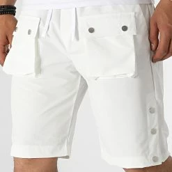 Short Cargo KL-2074 Blanc de ADJ