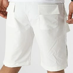 Short Cargo KL-2074 Blanc de ADJ 8 Short Cargo KL-2074 Blanc de ADJ -ADJ Soldes adj 318768 KL 2074 WHITE 20220513T162455 04