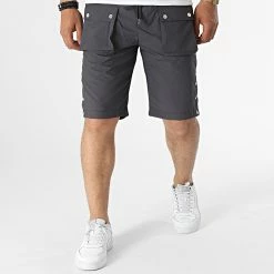 Short Cargo KL-2074 Gris Anthracite de ADJ 8 Short Cargo KL-2074 Gris Anthracite de ADJ -ADJ Soldes adj 318769 KL 2074 ANTHRACITE 20220513T162213 03