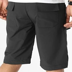 Short Cargo KL-2074 Noir de ADJ 9 Short Cargo KL-2074 Noir de ADJ -ADJ Soldes adj 318771 KL 2074 BLACK 20220513T162037 04