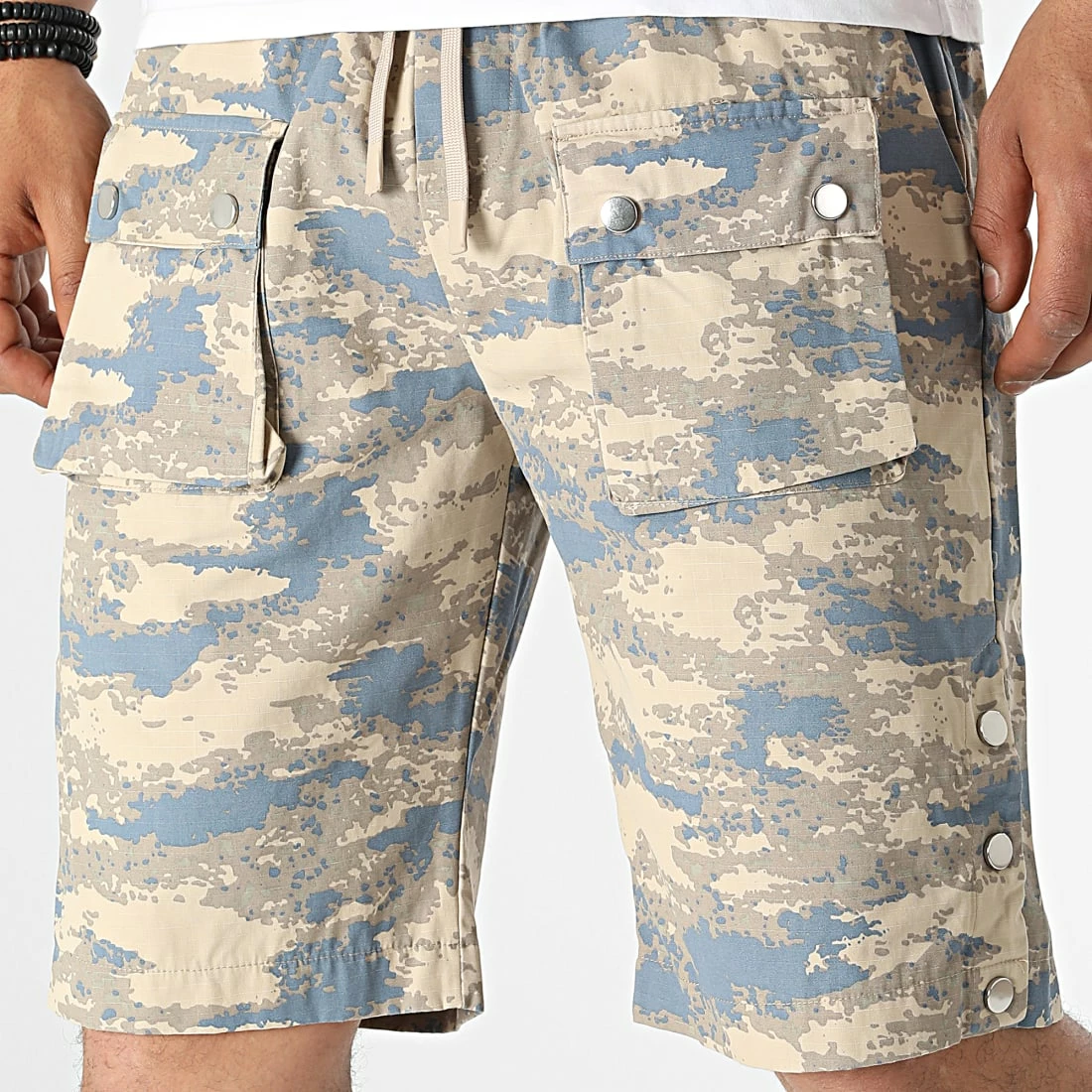 Short Cargo Camouflage KL-2074 Vert Kaki de ADJ 3 Short Cargo Camouflage KL-2074 Vert Kaki de ADJ