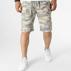 Short Cargo Camouflage KL-2074 Vert Kaki de ADJ 8 Short Cargo Camouflage KL-2074 Vert Kaki de ADJ -ADJ Soldes adj 318809 KL 2074 CAMOUFLAGE 20220513T162132 03