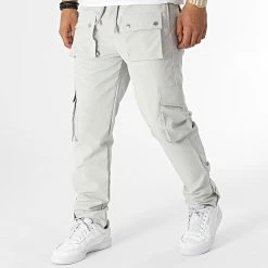 Pantalon Cargo KL-2044 Gris Clair de ADJ