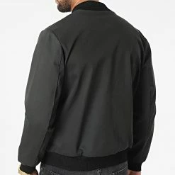 Veste Zippée KL-2054 Vert Kaki de ADJ -ADJ Soldes adj 318827 KL 2054 KHAKI BLACK 20220512T093334 04