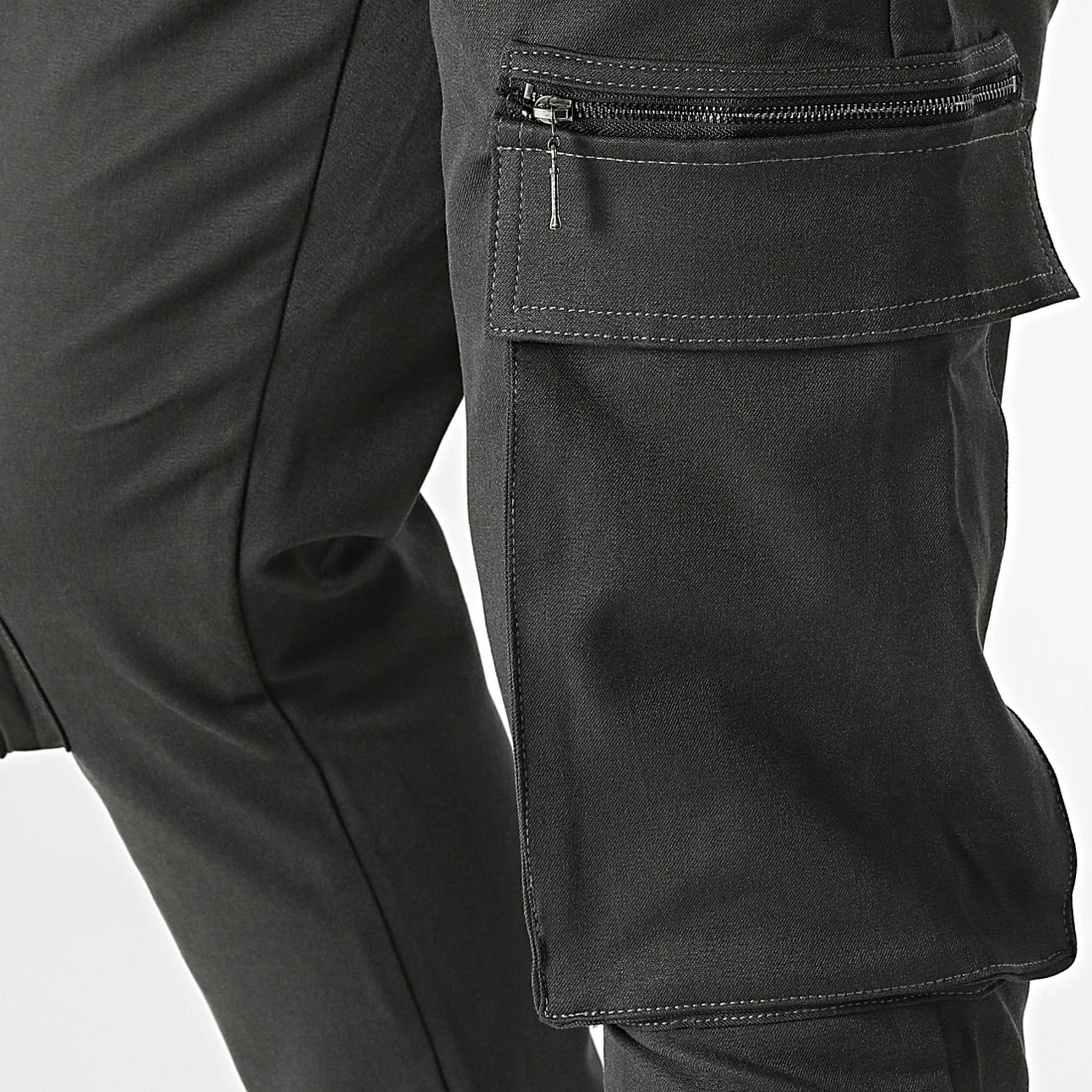 Pantalon Cargo KL-2065 Gris Anthracite de ADJ 4 Pantalon Cargo KL-2065 Gris Anthracite de ADJ – Image 2