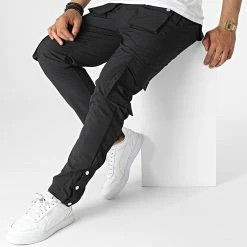 Pantalon Cargo KL-2044 Noir de ADJ -ADJ Soldes adj 318862 KL 2044 2 BLACK 20220513T162706 03