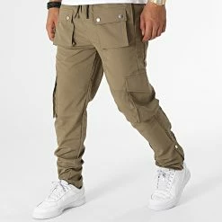 Pantalon Cargo KL-2044 Vert Kaki de ADJ