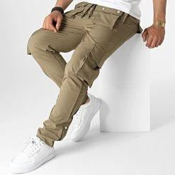 Pantalon Cargo KL-2044 Vert Kaki de ADJ -ADJ Soldes adj 318864 KL 2044 2 KHAKI 20220513T162733 03