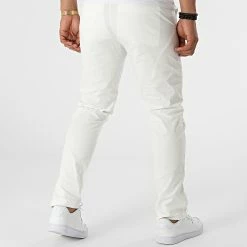Pantalon Chino KL-2076 Blanc de ADJ -ADJ Soldes adj 323007 KL 2076 WHITE 20220610T160738 04