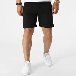 Short Chino Jogger KL-2083 Noir de ADJ -ADJ Soldes adj 323012 KL 2083 BLACK 20220610T160532 03