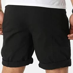 Short Chino Jogger KL-2083 Noir de ADJ -ADJ Soldes adj 323012 KL 2083 BLACK 20220610T160534 04