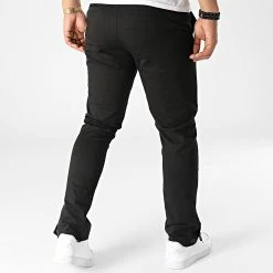 Pantalon Chino KL-2076 Noir de ADJ -ADJ Soldes adj 323021 KL 2076 BLACK 20220610T152606 04