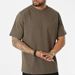 Tee Shirt Oversize Large KL-0526 Vert Kaki de ADJ -ADJ Soldes adj 323450 KL 0526 3 KHAKI 20220617T151800 03