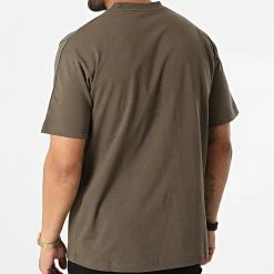 Tee Shirt Oversize Large KL-0526 Vert Kaki de ADJ -ADJ Soldes adj 323450 KL 0526 3 KHAKI 20220617T151801 04