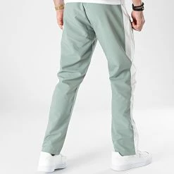 Pantalon Jogging A Bandes SV-001 Vert de ADJ -ADJ Soldes adj 323472 SV 001 MINT WHITE 20220621T135947 04