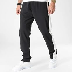 Pantalon Jogging A Bandes SV-001 Noir Blanc de ADJ
