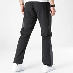 Pantalon Jogging A Bandes SV-001 Noir Gris de ADJ -ADJ Soldes adj 323475 SV 001 BLACK ANTHRA 20220621T140315 04