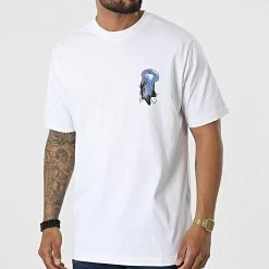 Tee Shirt Oversize Large Jelly Single KL-2089 Blanc de ADJ -ADJ Soldes adj 325293 KL 2089 WHITE 20220624T144913 04