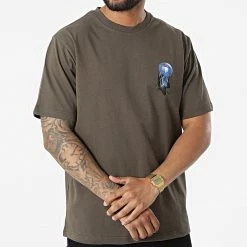 Tee Shirt Oversize Large Jelly Single KL-2089 Vert Kaki de ADJ -ADJ Soldes adj 325294 KL 2089 KHAKI 20220624T145024 03