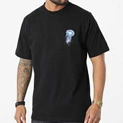 Tee Shirt Oversize Large Jelly Single KL-2089 Noir de ADJ