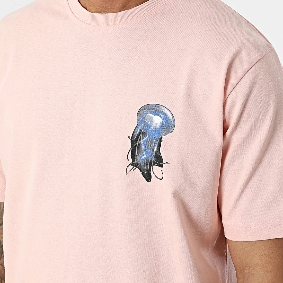 Tee Shirt Oversize Large Jelly Single KL-2089 Rose de ADJ 4 Tee Shirt Oversize Large Jelly Single KL-2089 Rose de ADJ – Image 2