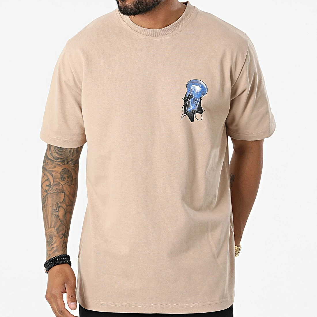 Tee Shirt Oversize Large Jelly Single KL-2089 Beige de ADJ 5 Tee Shirt Oversize Large Jelly Single KL-2089 Beige de ADJ – Image 3