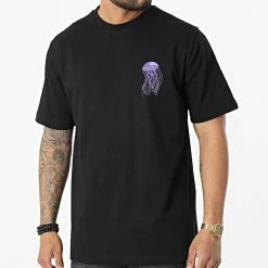 Tee Shirt Oversize Large Jelly Family KL-2090 Noir de ADJ