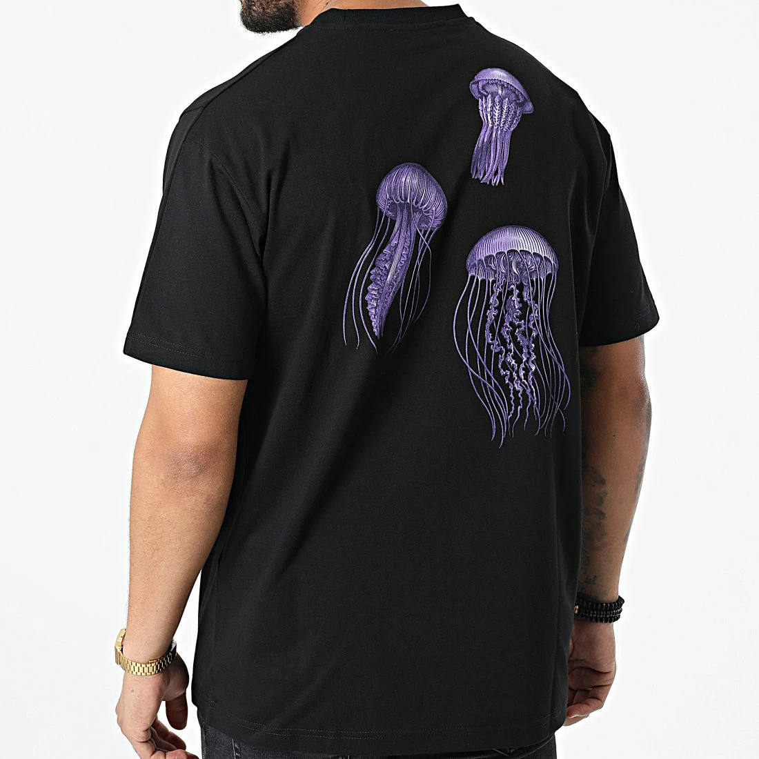 Tee Shirt Oversize Large Jelly Family KL-2090 Noir de ADJ 6 Tee Shirt Oversize Large Jelly Family KL-2090 Noir de ADJ – Image 4