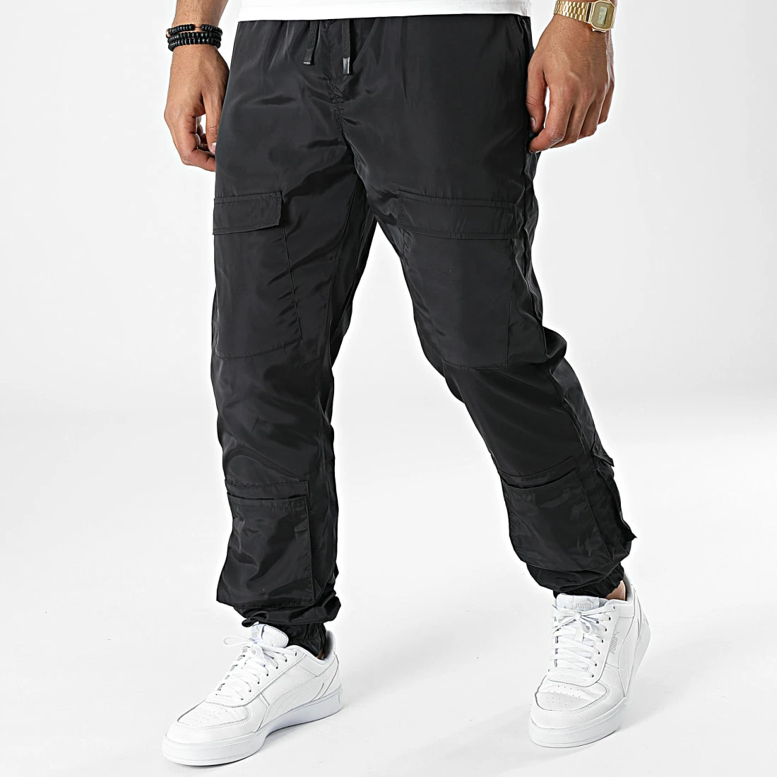 Pantalon Jogging KL-2075 Noir de ADJ 3 Pantalon Jogging KL-2075 Noir de ADJ