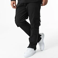 Ensemble Surchemise Et Pantalon Cargo ES-002 Noir de ADJ -ADJ Soldes adj 325537 ES 002 BLACK 20220701T114912 04
