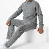 Ensemble Surchemise Et Pantalon Cargo ES-002 Gris Chiné de ADJ