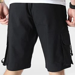 Short Cargo SH-003 Noir de ADJ -ADJ Soldes adj 325541 SH 003 BLACK 20220704T155619 04