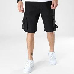Short Cargo SH-003 Noir de ADJ -ADJ Soldes adj 325542 SH 003 BLACK 2 20220704T155601 03