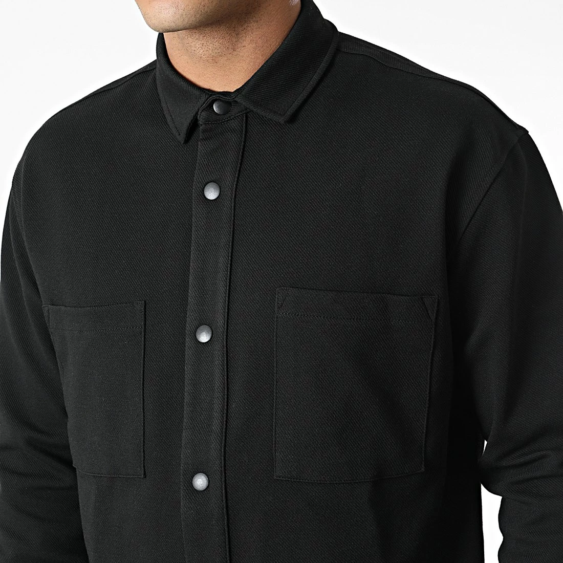 Ensemble Surchemise Et Pantalon KL-2087 Noir de ADJ 4 Ensemble Surchemise Et Pantalon KL-2087 Noir de ADJ – Image 2