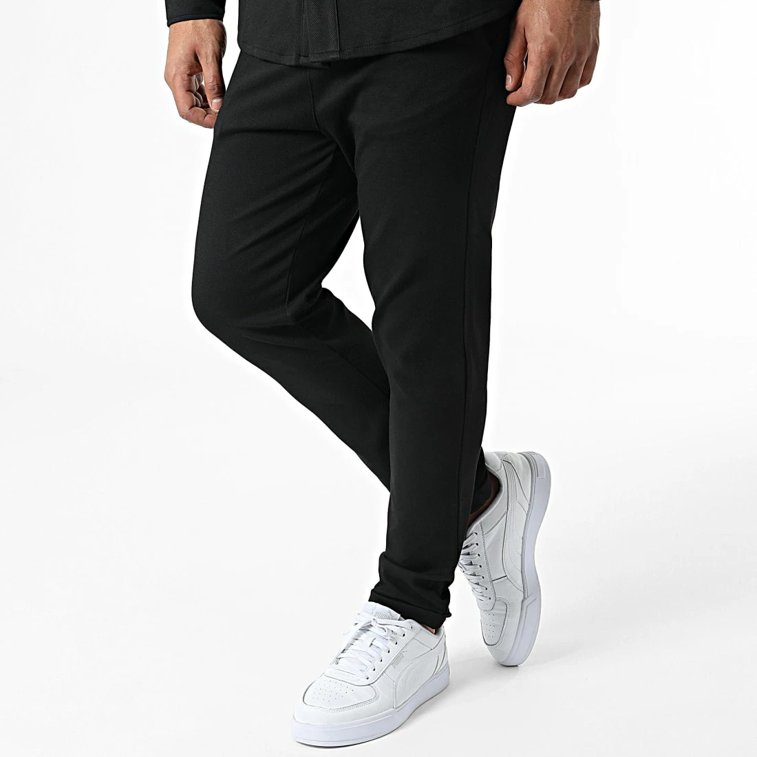 Ensemble Surchemise Et Pantalon KL-2087 Noir de ADJ 6 Ensemble Surchemise Et Pantalon KL-2087 Noir de ADJ – Image 4