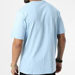 Tee Shirt Poche 003 Bleu Clair de ADJ -ADJ Soldes adj 325547 TS 003 BLUE 20220630T160238 04