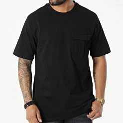 Tee Shirt Poche 003 Noir de ADJ