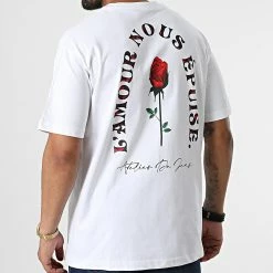 Tee Shirt Oversize Large KL-2091 Blanc de ADJ -ADJ Soldes adj 326130 KL 2091 WHITE 20220630T154907 04