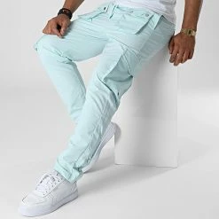 Pantalon Cargo KL-2044 Bleu Clair de ADJ -ADJ Soldes adj 326143 KL 2044 4 MINT 20220701T142635 03