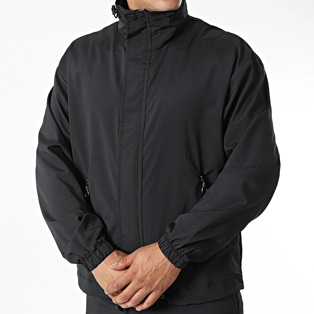 Ensemble Veste Zippée Et Pantalon Jogging KL-2073 Noir de ADJ 5 Ensemble Veste Zippée Et Pantalon Jogging KL-2073 Noir de ADJ – Image 3
